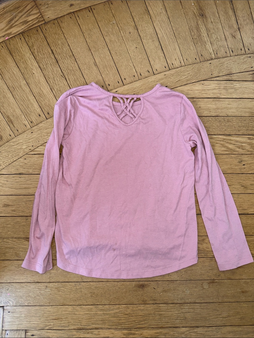 Old Navy Light Pink Girls' Long-Sleeve Tee